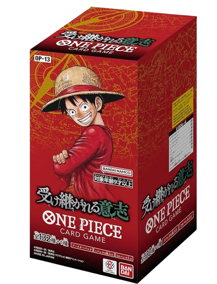 One Piece Card Game - OP13 - Carrying On His Will Booster Box - Japanese TCG