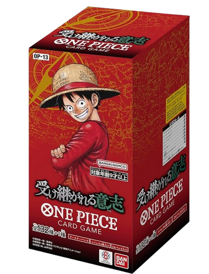 One Piece Card Game - OP13 - Carrying On His Will Booster Box - Japanese TCG
